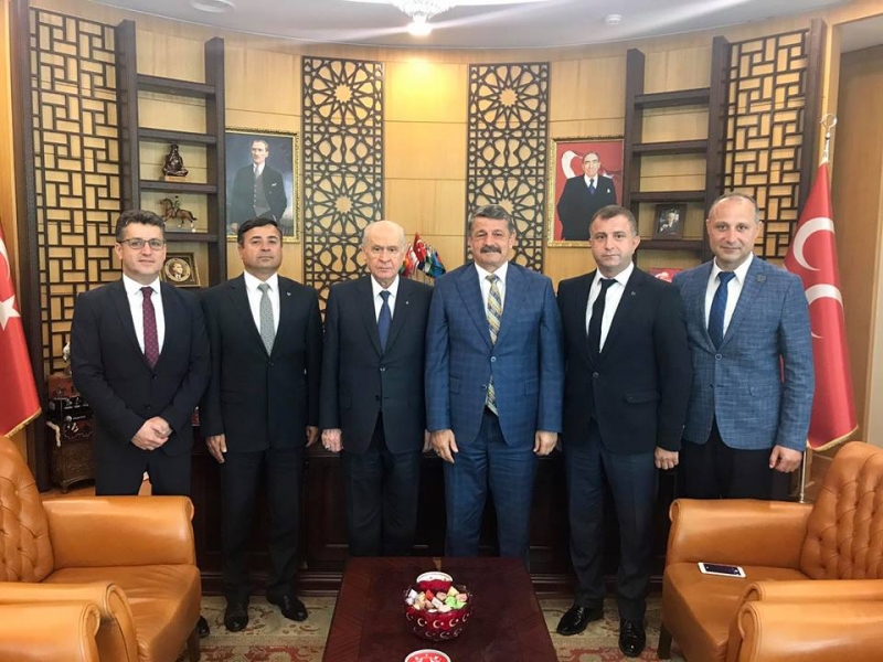 Belediye Başkanı Akın, Genel Başkan Bahçeli’yi bilgilendirdi…
