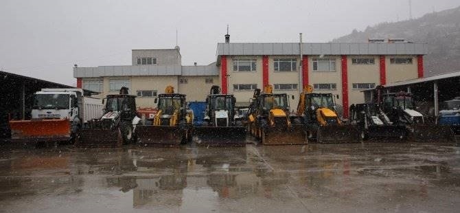 Belediye kar hazırlıklarını tamamladı
