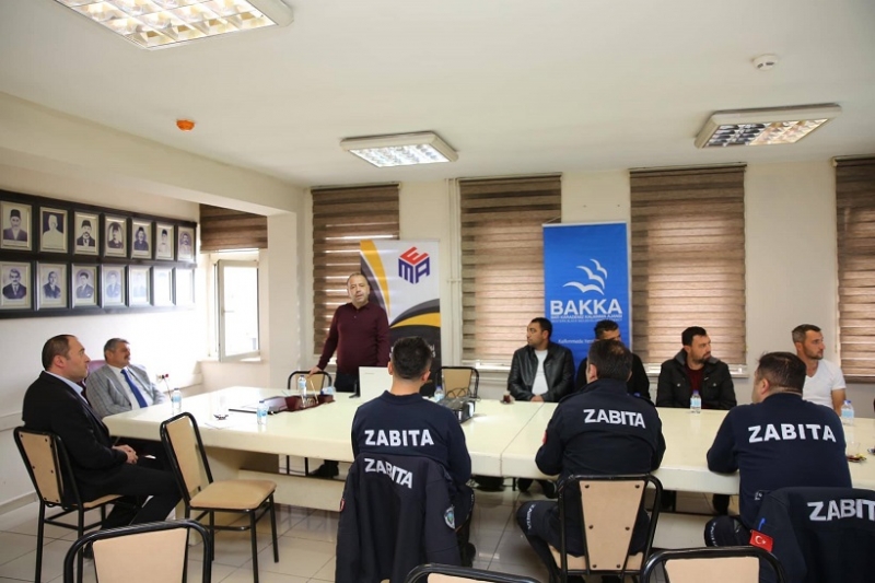 Belediye personeline teknik destek eğitimleri veriliyor
