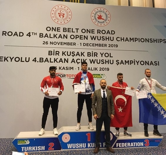Bir altın da Wushu Kung Fu Şampiyonası’ndan…