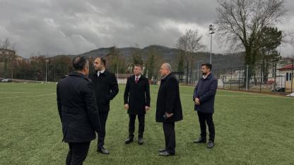 Kaymakamlıkta  stadyum tribün projesi görüşüldü