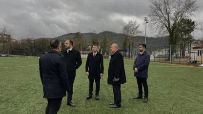 Kaymakamlıkta  stadyum tribün projesi görüşüldü