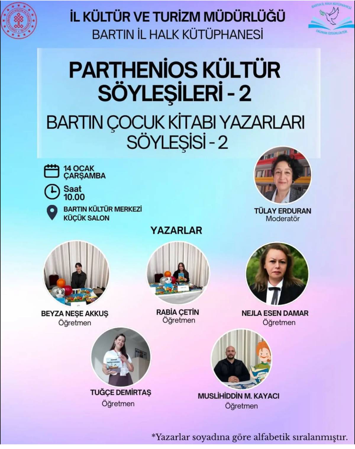 Bartın’da Çocuk Edebiyatı Konuşulacak